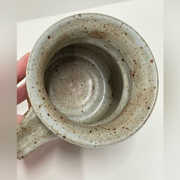 Vintage Stoneware Ceramic Pottery Mug, 3.75” - Picture 3 of 5